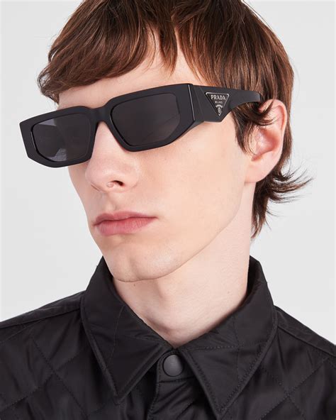 mens prada rectangle sunglasses|prada symbole rectangular sunglasses.